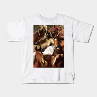Horses Kids T-Shirt